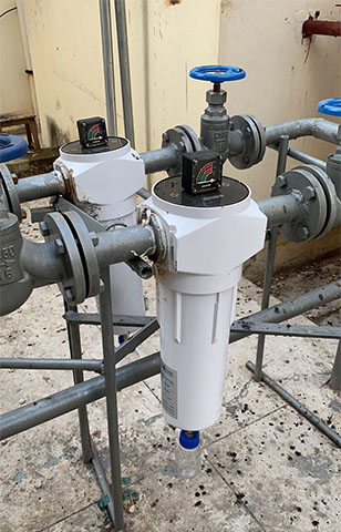 SR醫(yī)用中心吸引系統除菌過濾器應用現場圖片