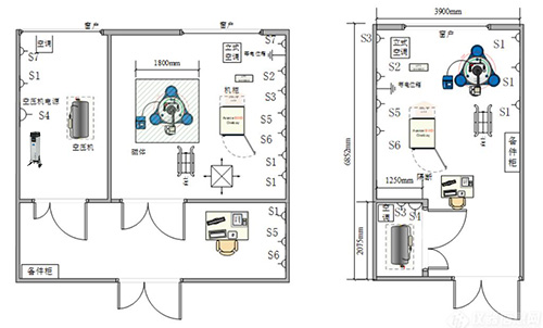 核磁共振儀NMR氣源處理適用的SR壓縮空氣除二氧化碳模塊設(shè)備布局圖 核磁共振儀NMR氣源處理適用的SR壓縮空氣除二氧化碳模塊設(shè)備布局圖